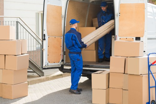 Man and van vehicle prepared for a local move in Hillingdon