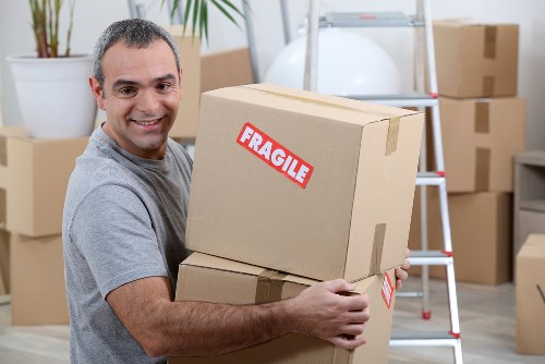 Removal van and moving team prepared for a house move in Hillingdon