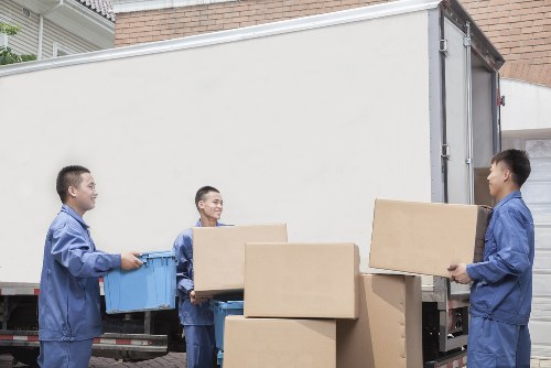 Commercial moving truck service for offices and equipment in Hillingdon