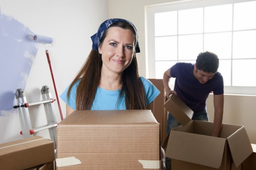 Local Hillingdon removals team preparing for a flat move