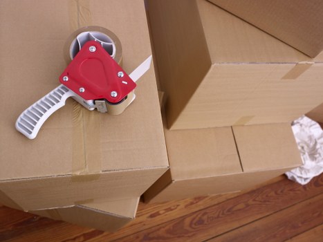 Unpacking service helping organise boxes in a new Hillingdon home