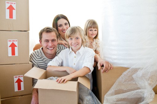 Packing and furniture handling during a Hillingdon house move