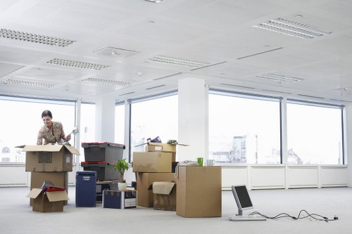 A professional office removals team working in the Hillingdon area