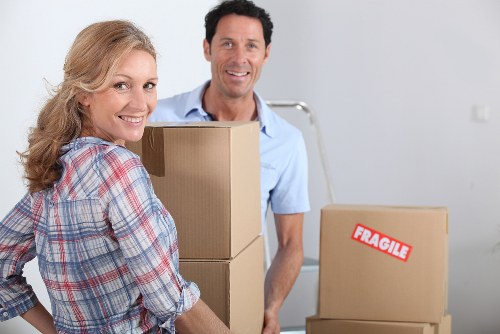 Moving day preparation for a Hillingdon removal van