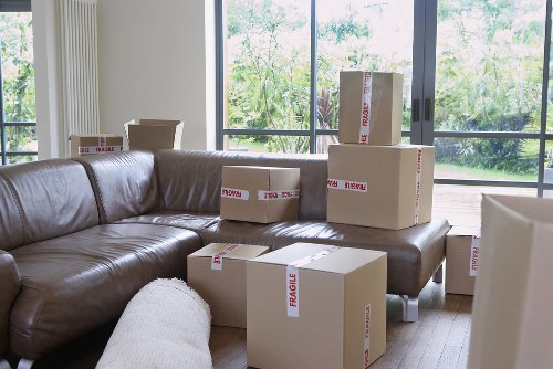 Careful loading of bedroom furniture for a local Hillingdon relocation